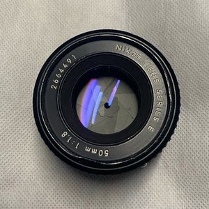 Nikon 50mm lens 1.8 f-stop (manual)